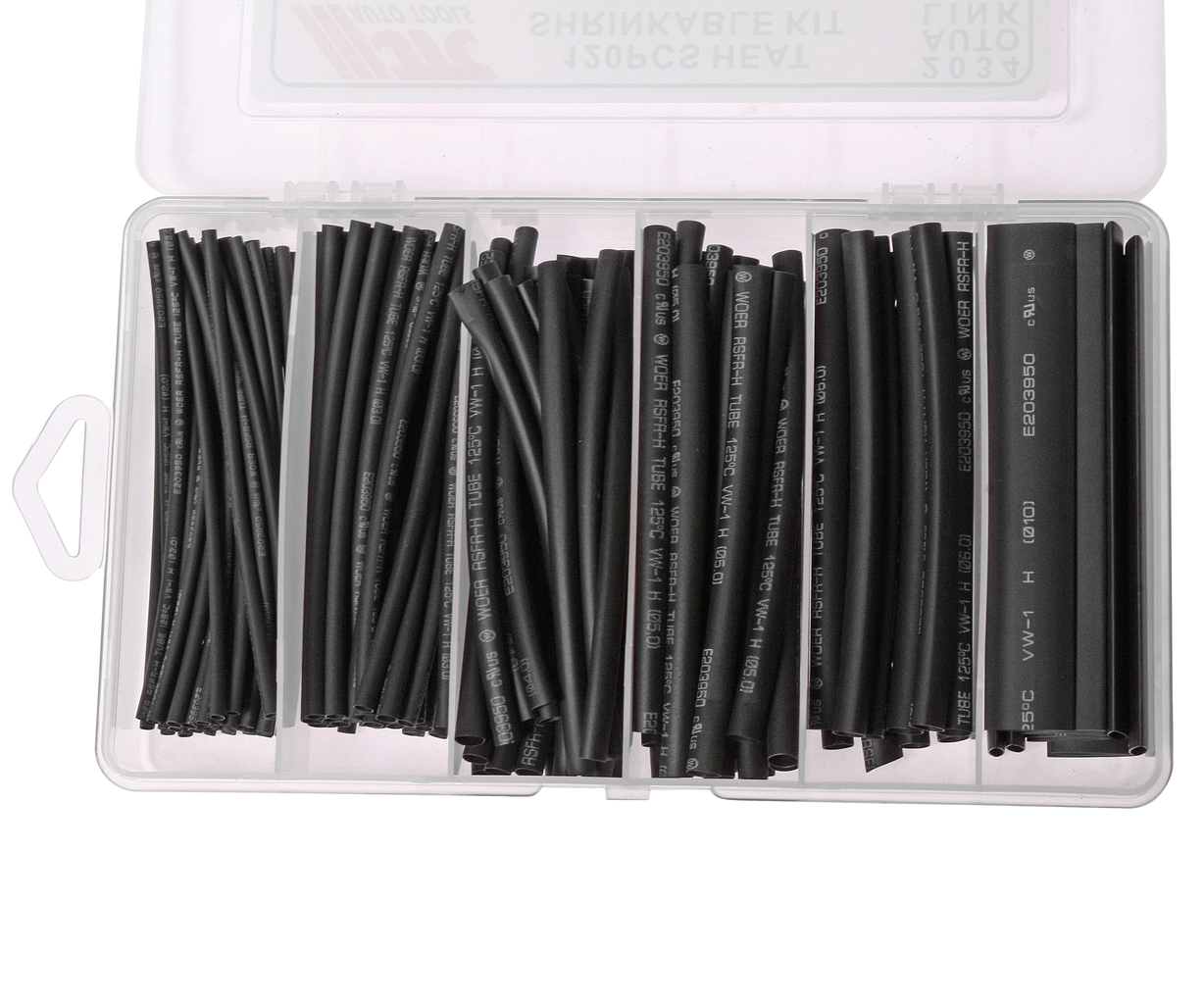 JTC-2034 120PCS Kabel Izolyasiyası Dəsti D=2,3,4,5,6,10mm
